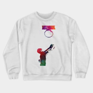 basketball sport art #basketball Crewneck Sweatshirt